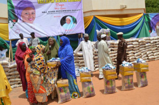 Aisha Buhari Distributes Ramadan Package To The Less Privileged In Kebbi(Photos)